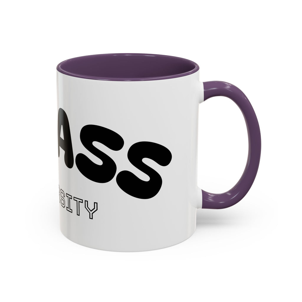 Mug Accent « Badass University » — Tasse à Café Humoristique et Originale (11/15oz)