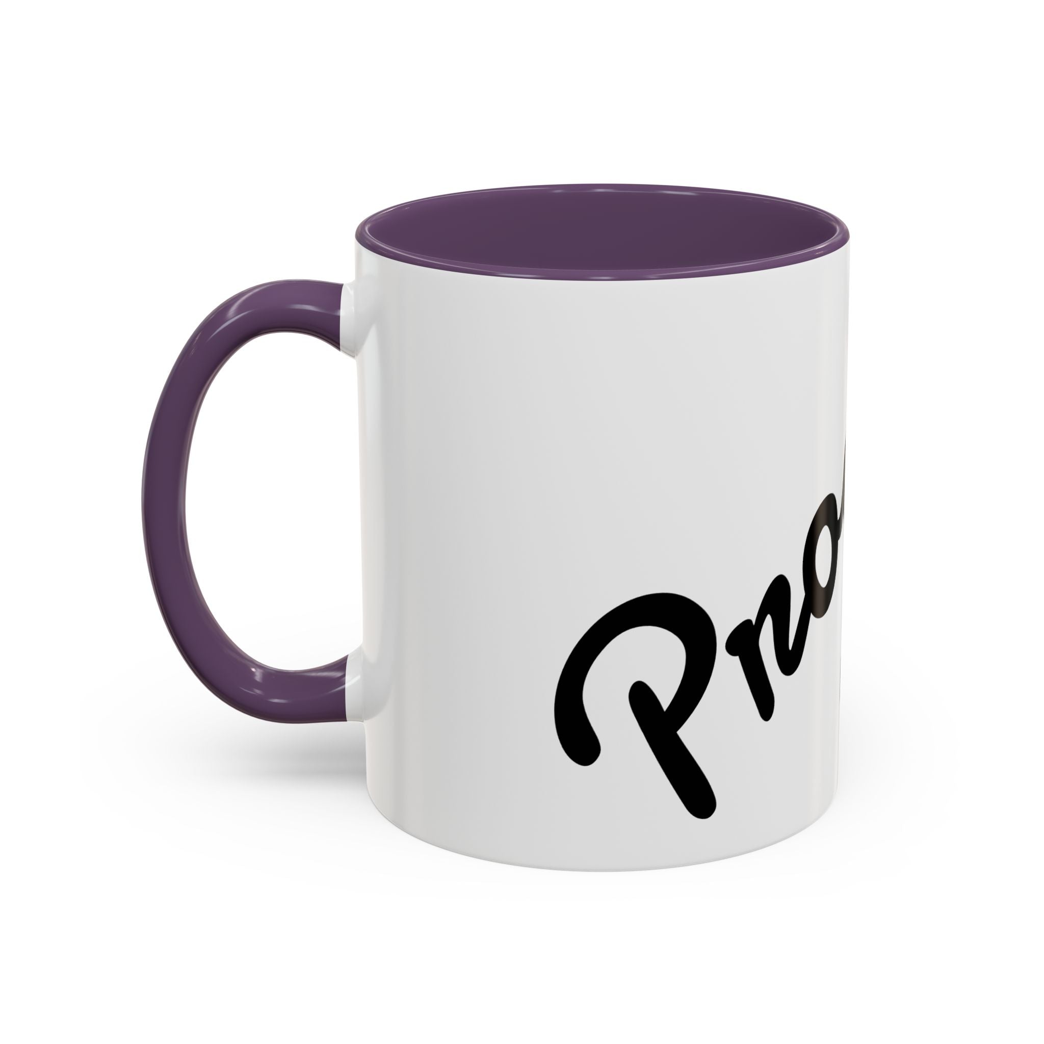 Mug Accent « Le Bonheur Plutôt que la Perfection » — Céramique Inspirante 11/15oz
