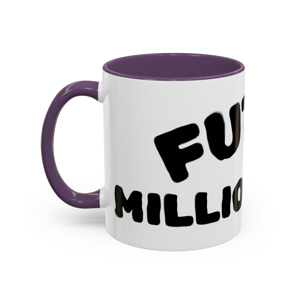Mug Accent « Futur Millionnaire » — Drinkware Humoristique et Motivant