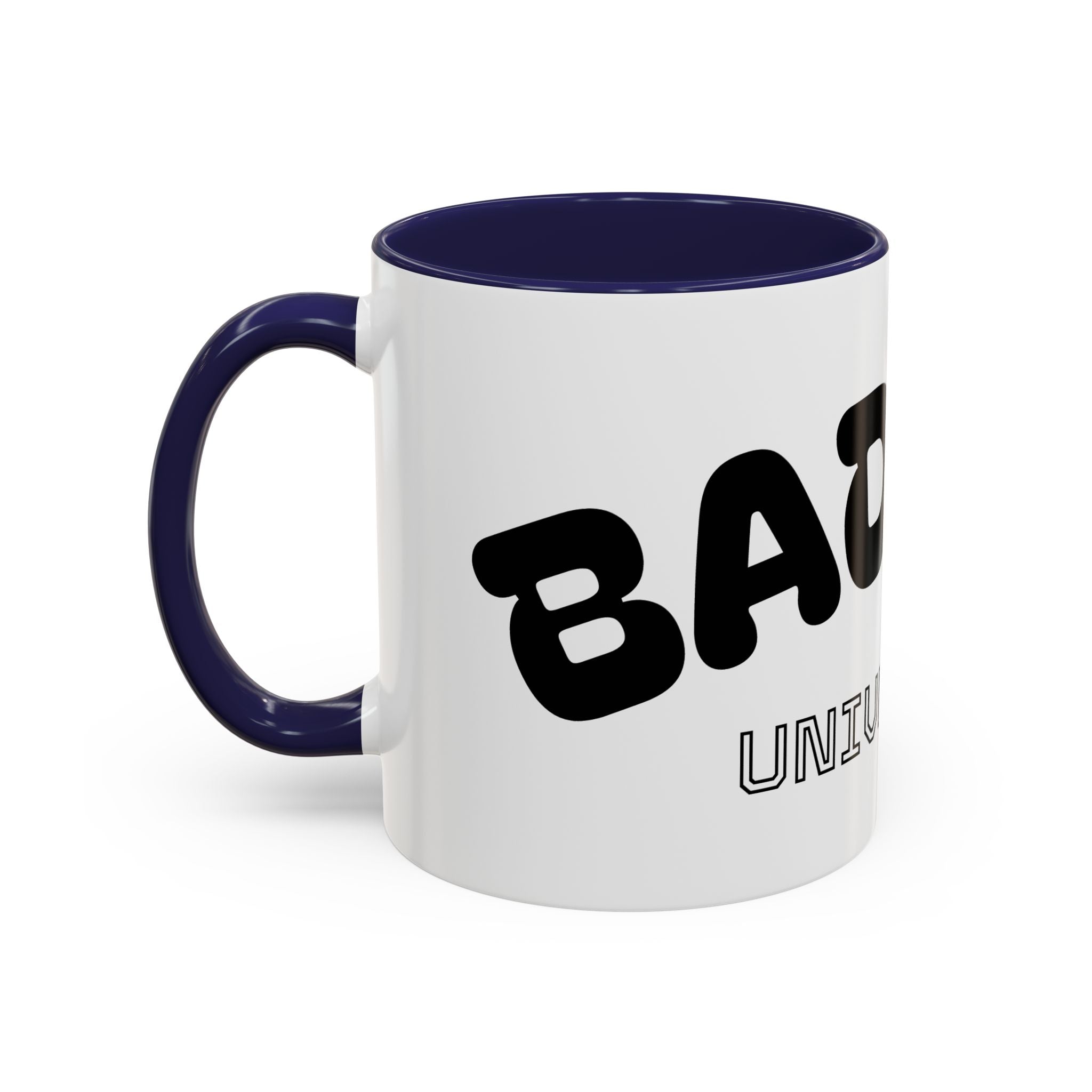 Mug Accent « Badass University » — Tasse à Café Humoristique et Originale (11/15oz)