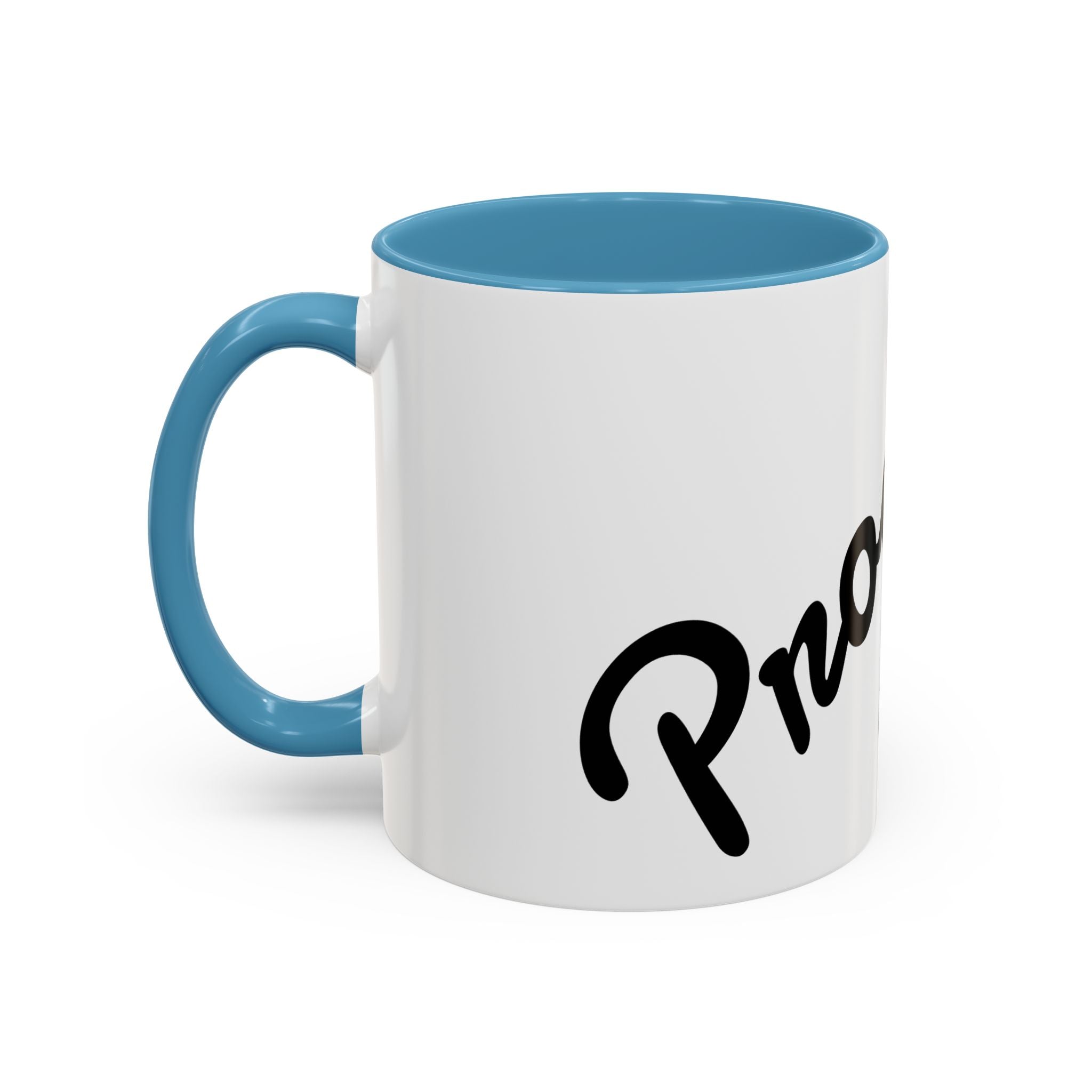 Mug Accent « Le Bonheur Plutôt que la Perfection » — Céramique Inspirante 11/15oz