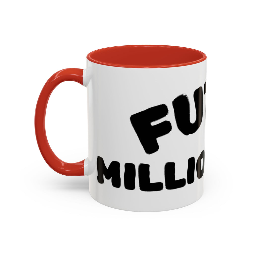 Mug Accent « Futur Millionnaire » — Drinkware Humoristique et Motivant