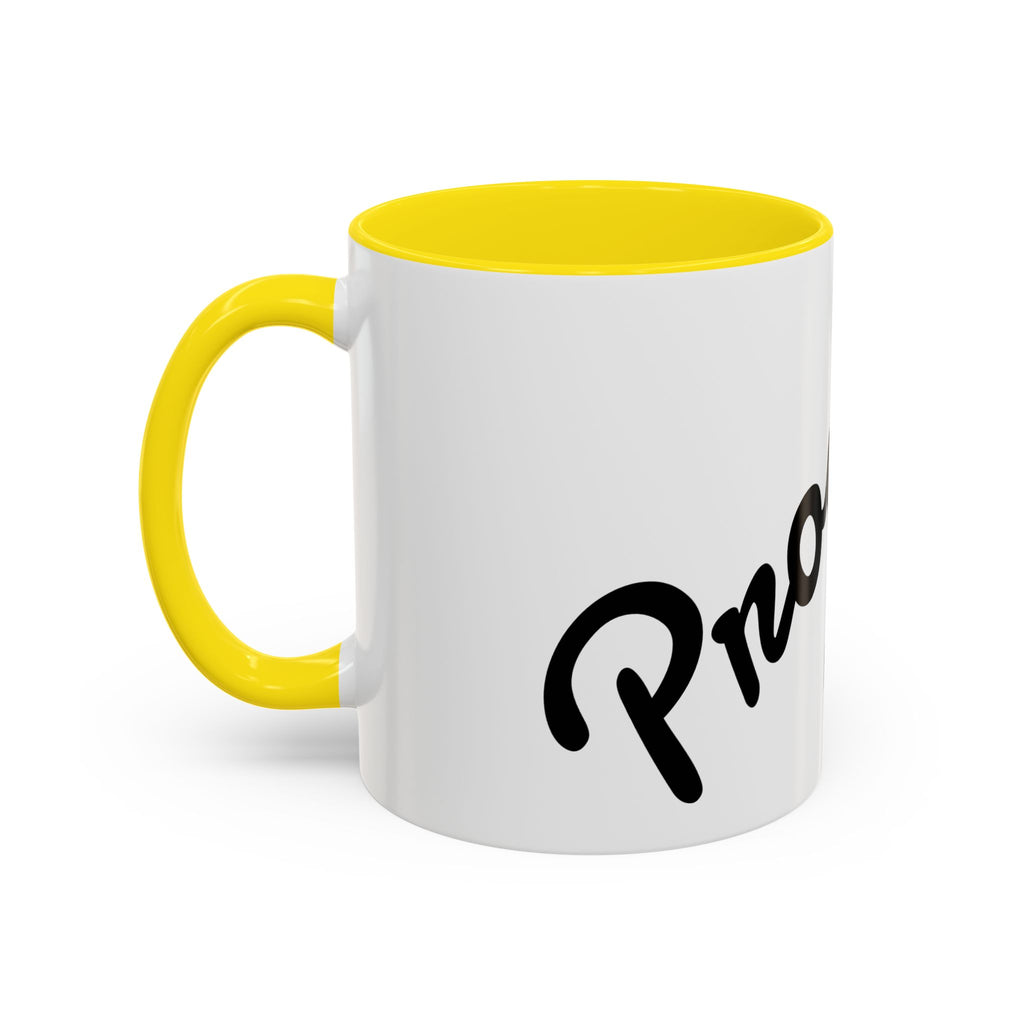 Mug Accent « Le Bonheur Plutôt que la Perfection » — Céramique Inspirante 11/15oz