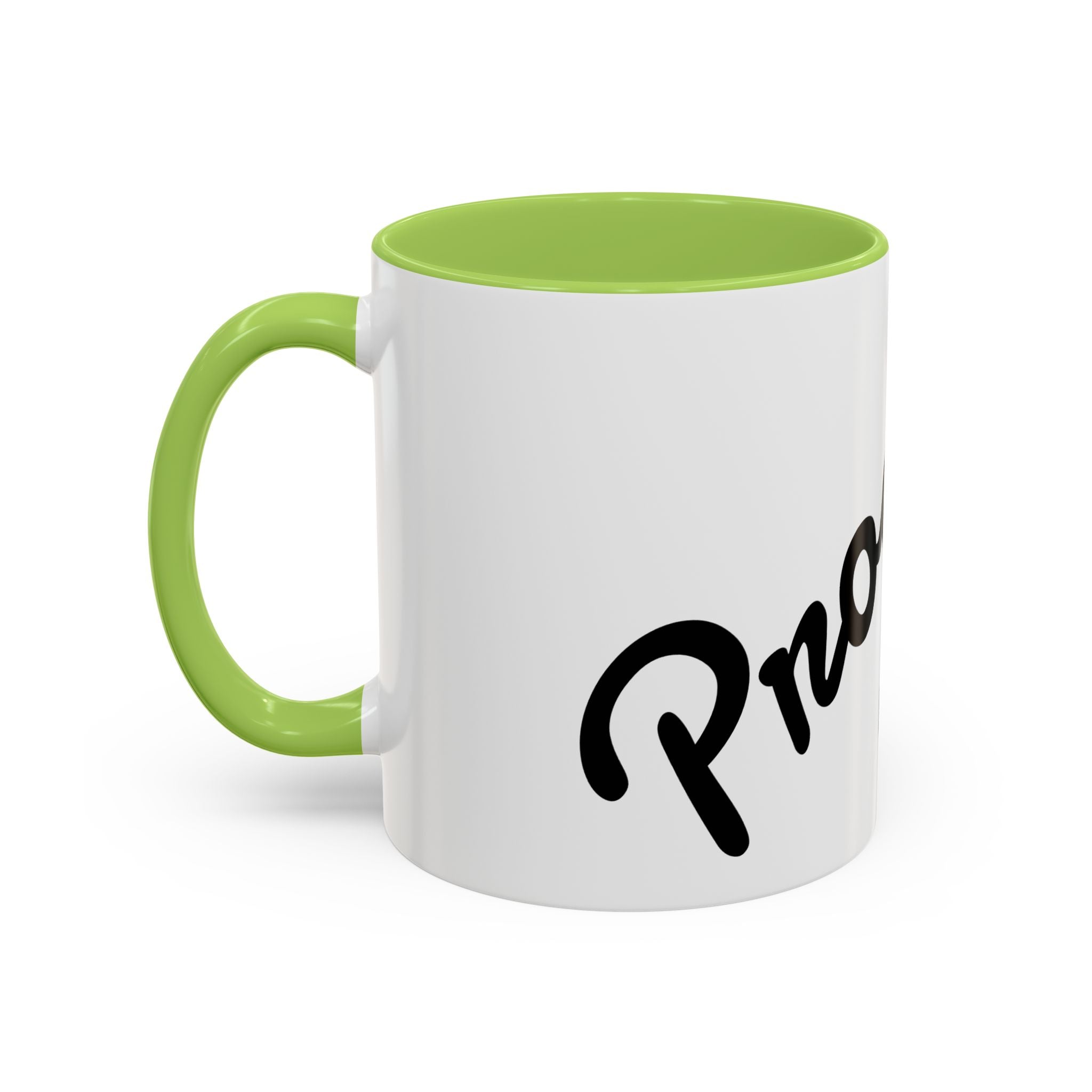 Mug Accent « Le Bonheur Plutôt que la Perfection » — Céramique Inspirante 11/15oz