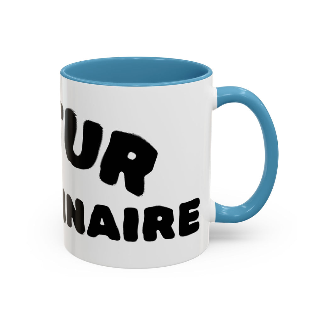 Mug Accent « Futur Millionnaire » — Drinkware Humoristique et Motivant