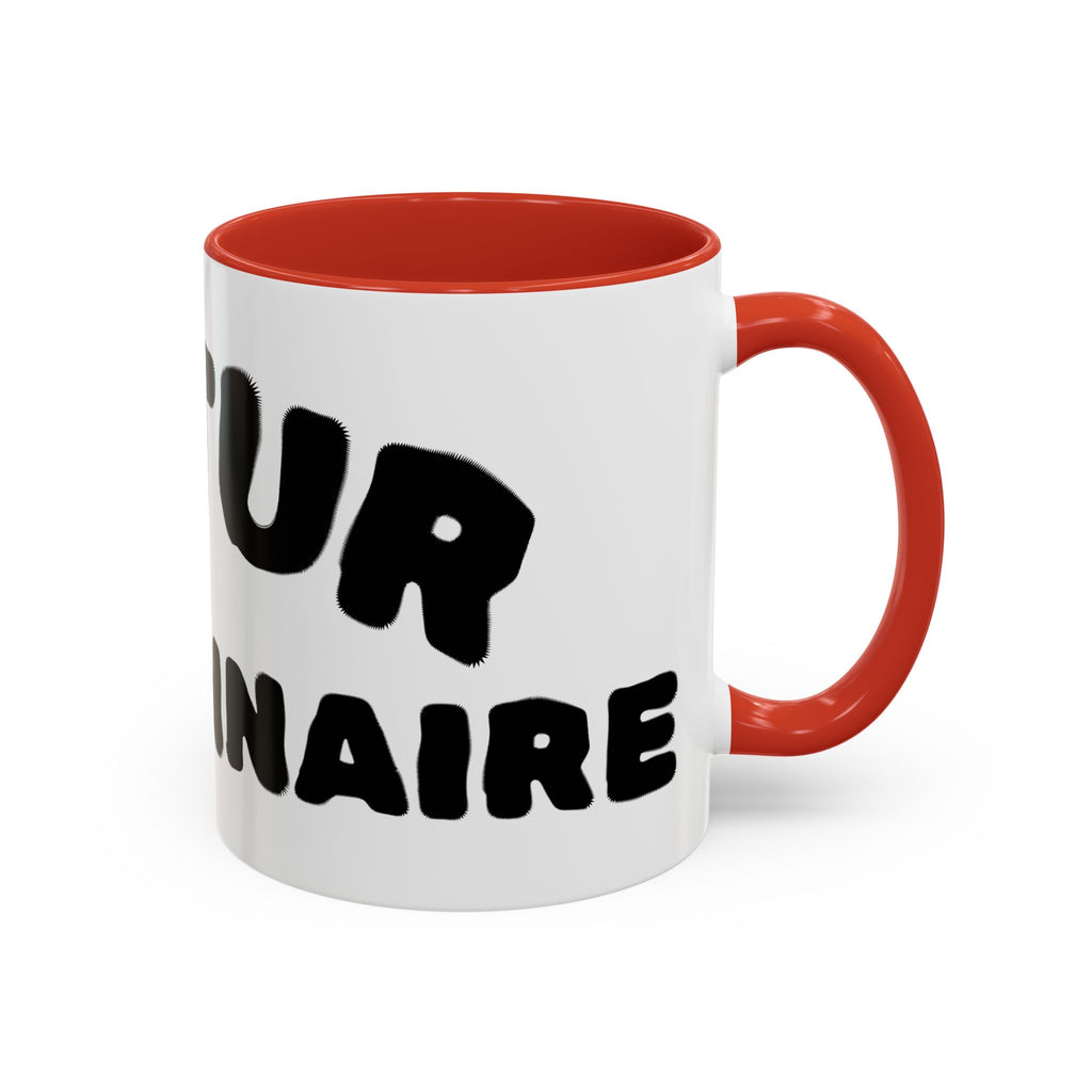 Mug Accent « Futur Millionnaire » — Drinkware Humoristique et Motivant