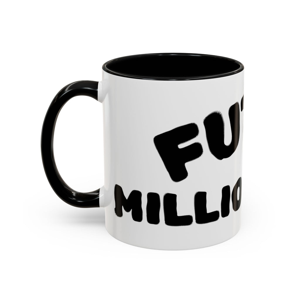 Mug Accent « Futur Millionnaire » — Drinkware Humoristique et Motivant