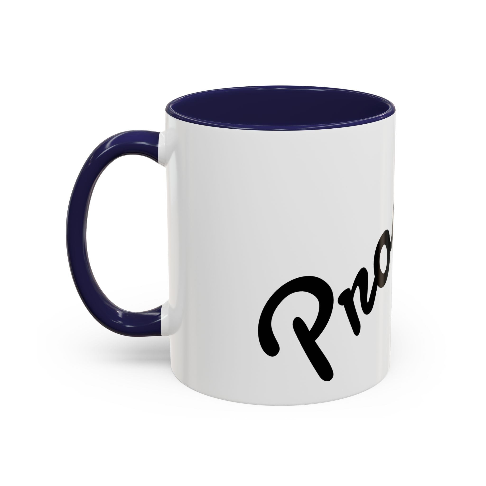 Mug Accent « Le Bonheur Plutôt que la Perfection » — Céramique Inspirante 11/15oz
