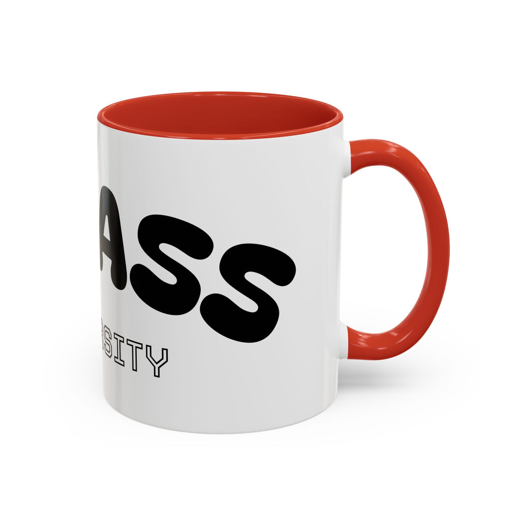 Mug Accent « Badass University » — Tasse à Café Humoristique et Originale (11/15oz)