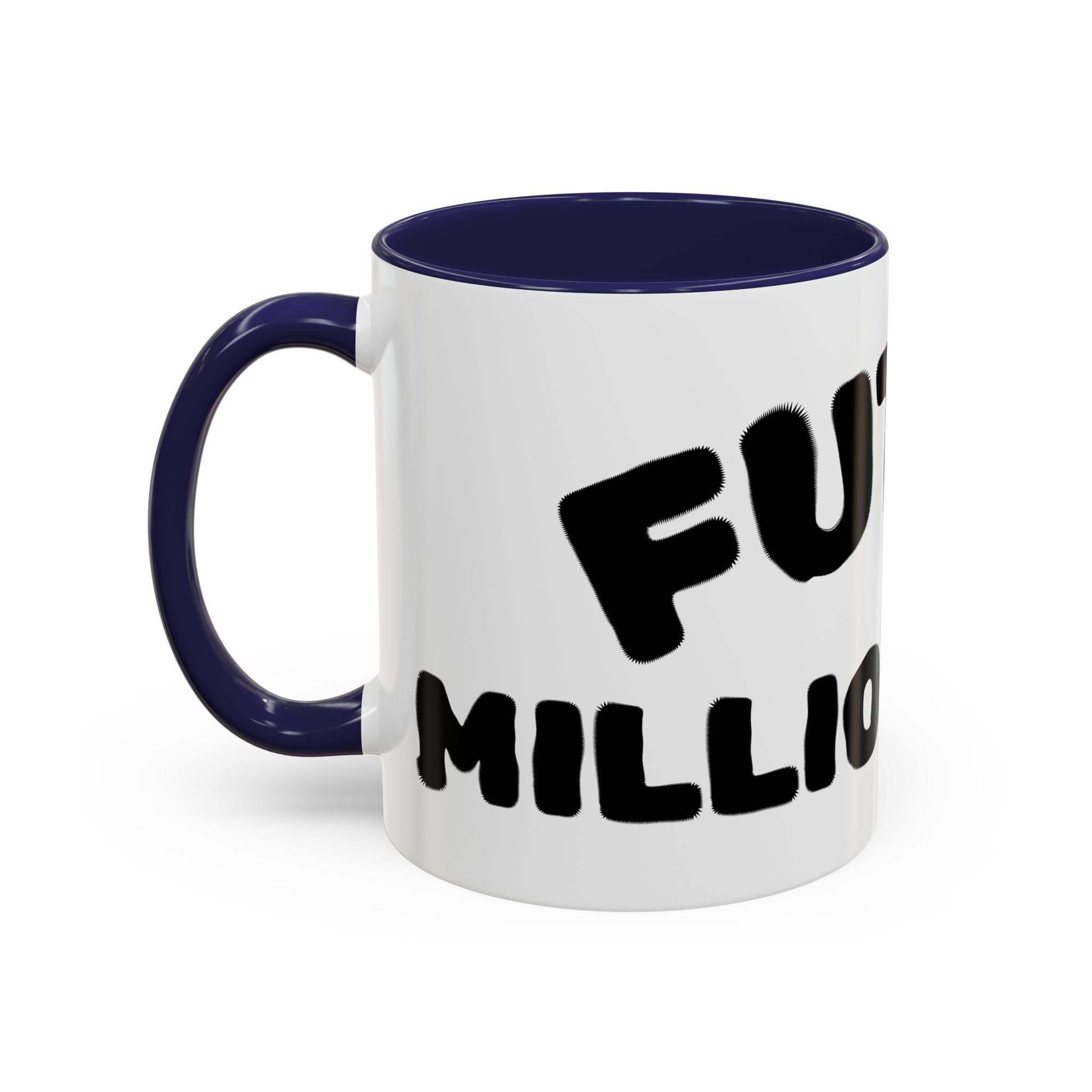 Mug Accent « Futur Millionnaire » — Drinkware Humoristique et Motivant