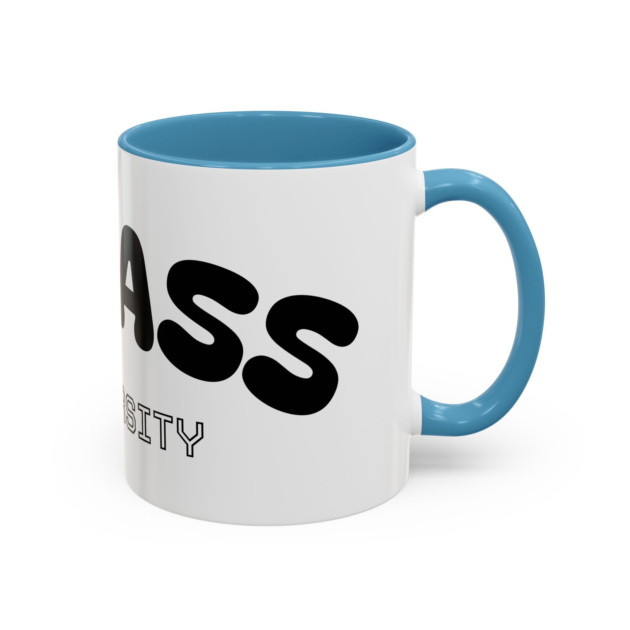 Mug Accent « Badass University » — Tasse à Café Humoristique et Originale (11/15oz)
