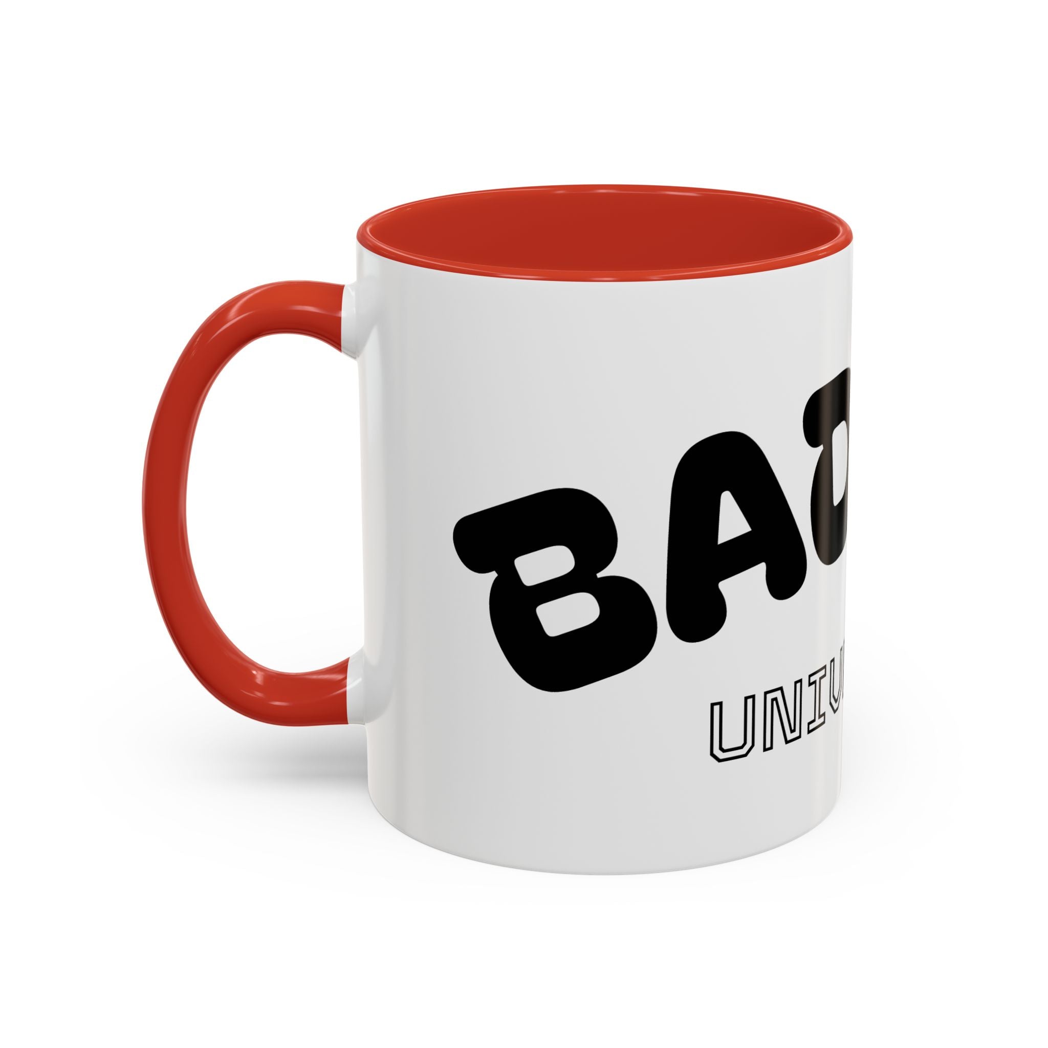 Mug Accent « Badass University » — Tasse à Café Humoristique et Originale (11/15oz)
