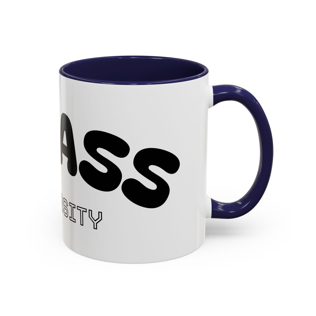 Mug Accent « Badass University » — Tasse à Café Humoristique et Originale (11/15oz)