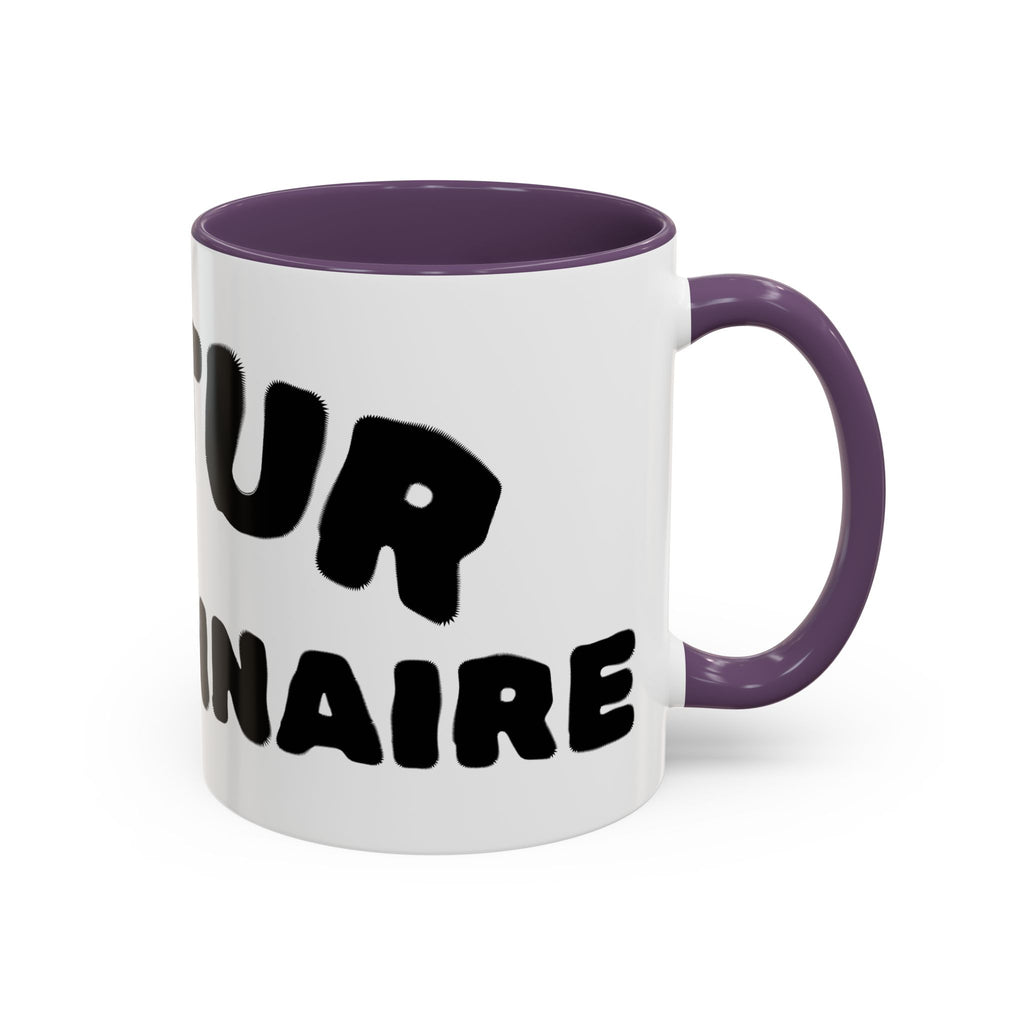 Mug Accent « Futur Millionnaire » — Drinkware Humoristique et Motivant