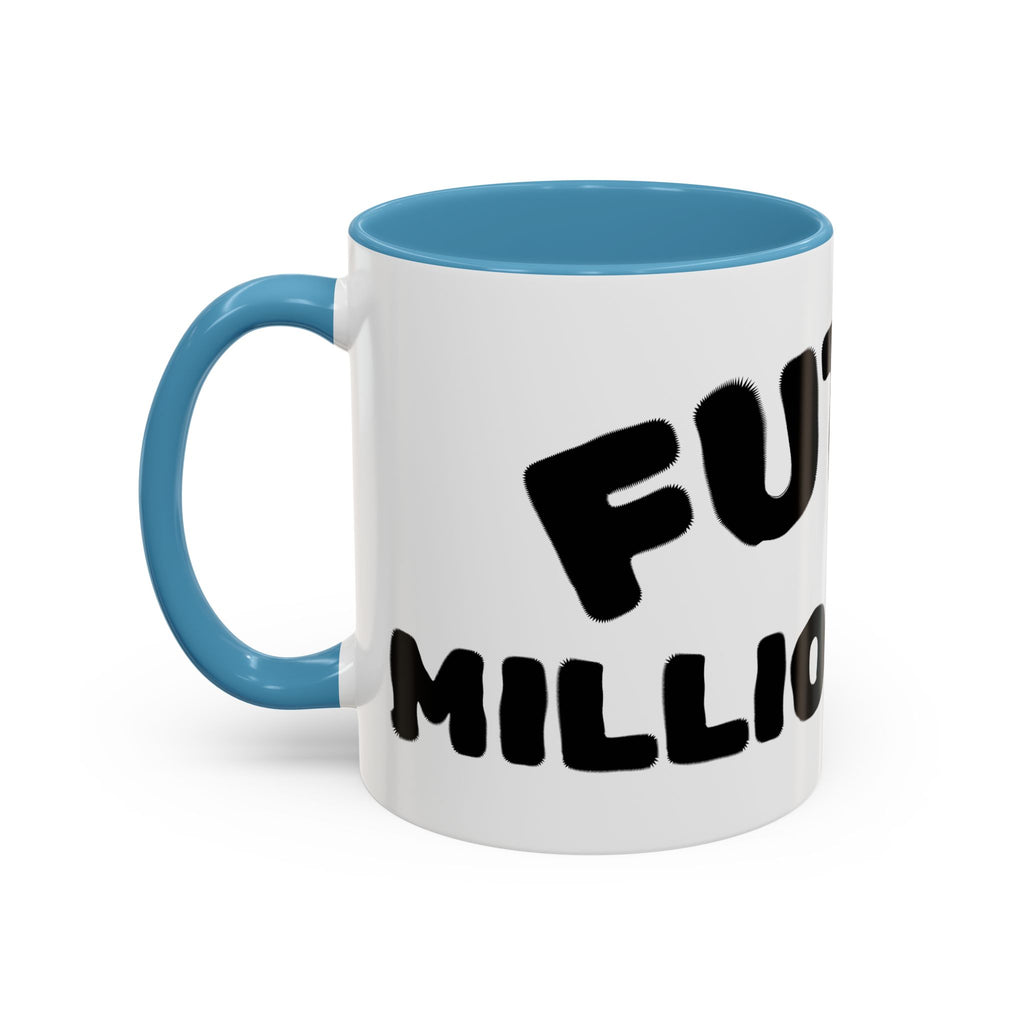 Mug Accent « Futur Millionnaire » — Drinkware Humoristique et Motivant