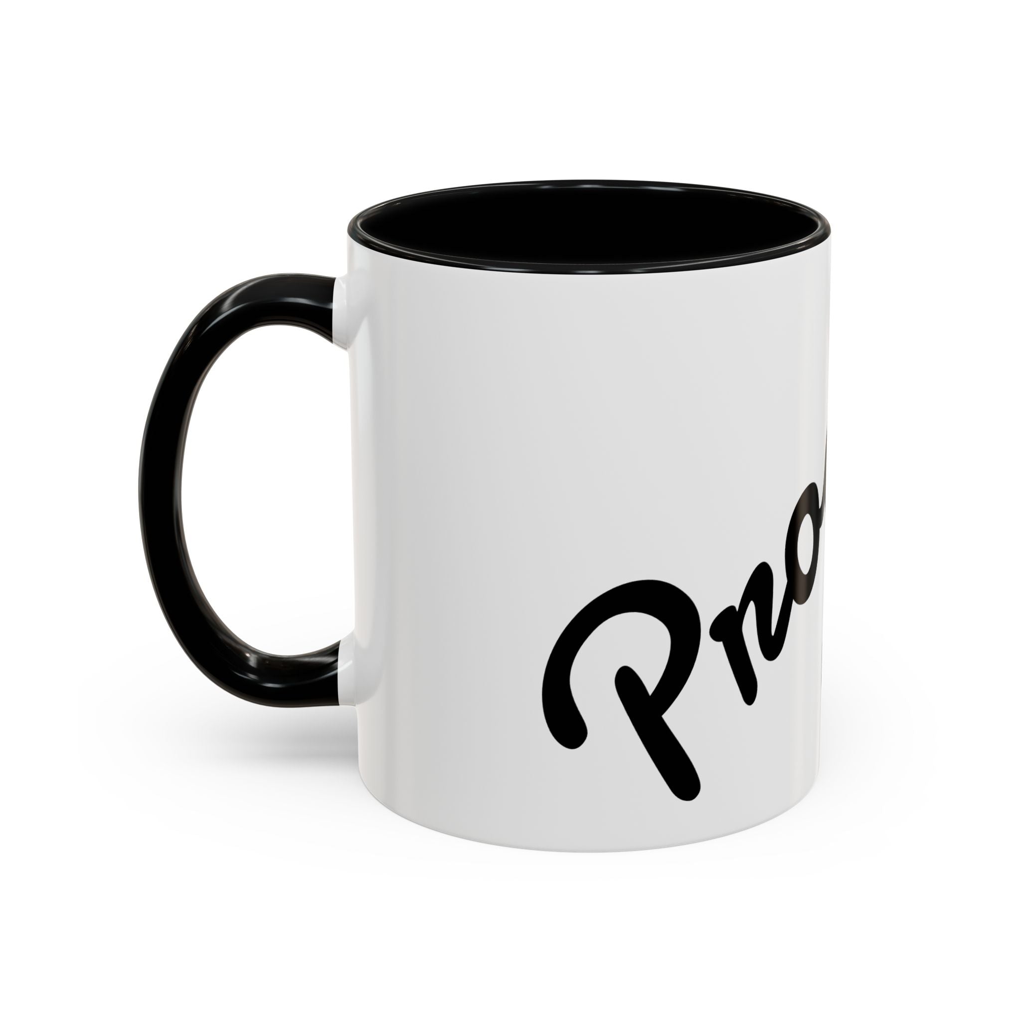 Mug Accent « Le Bonheur Plutôt que la Perfection » — Céramique Inspirante 11/15oz