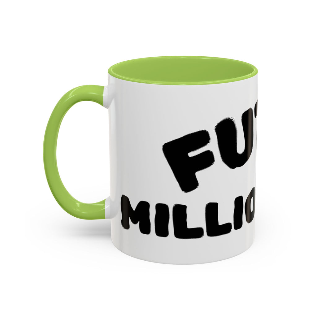 Mug Accent « Futur Millionnaire » — Drinkware Humoristique et Motivant
