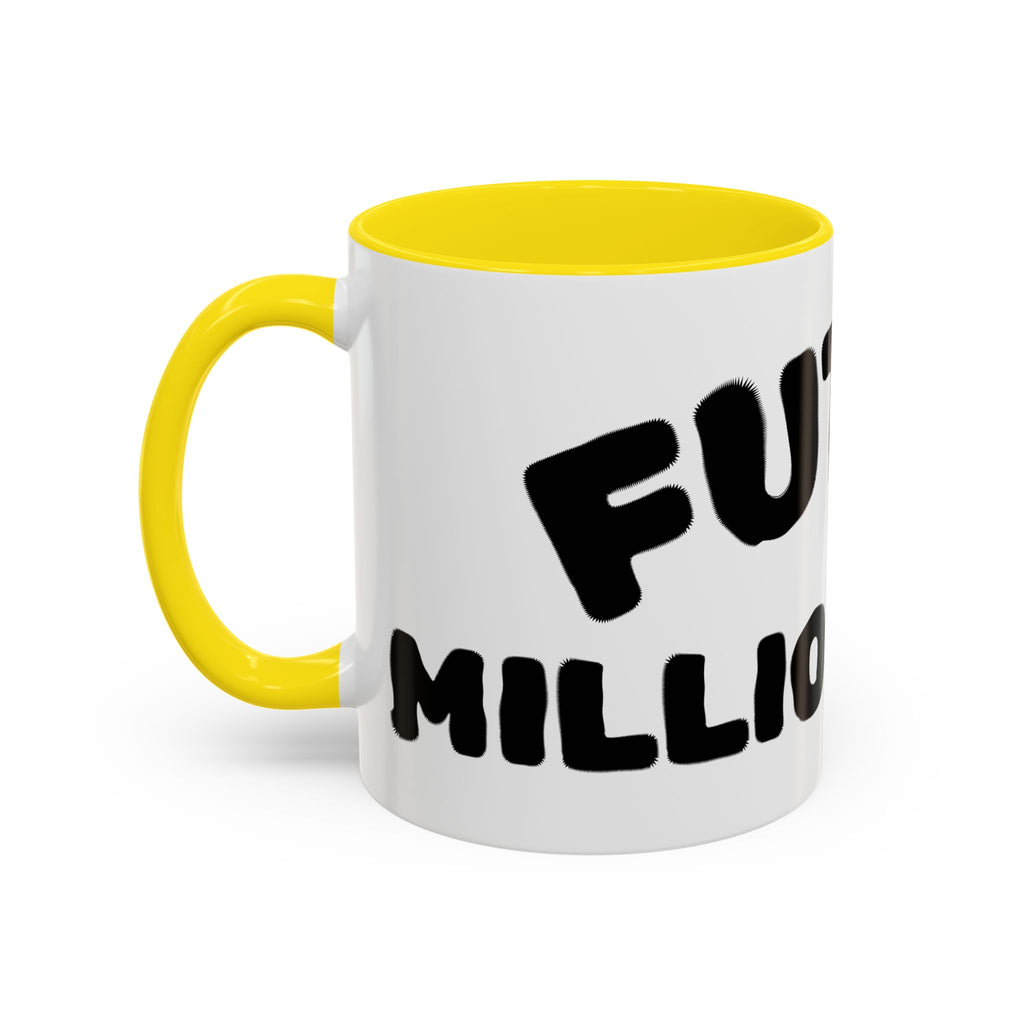 Mug Accent « Futur Millionnaire » — Drinkware Humoristique et Motivant